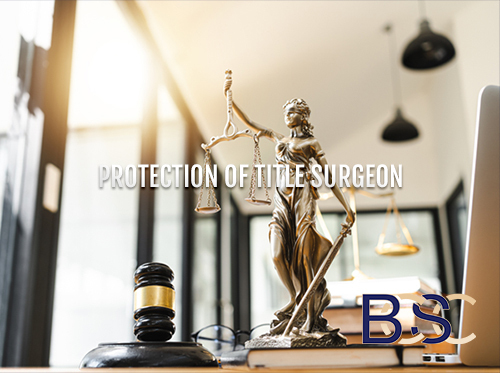 Protection of title surgeon - Featured Image