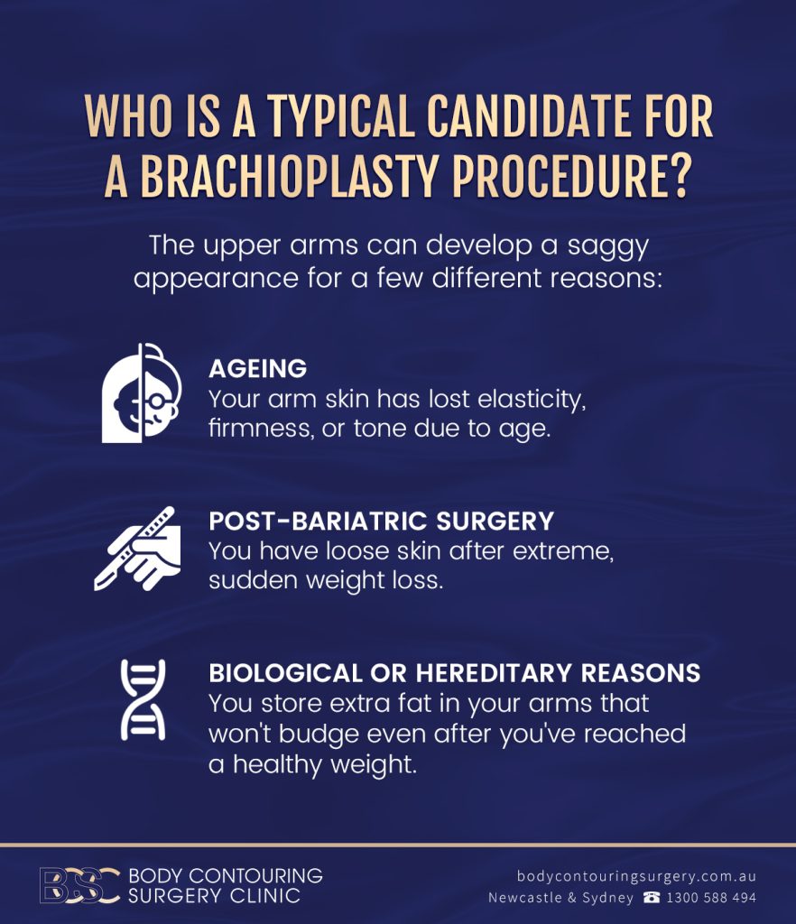 Who is a Typical Candidate for a Brachioplasty Procedure?