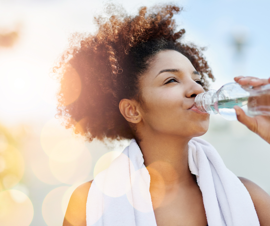 Stay hydrated throughout your recovery journey during physical activity