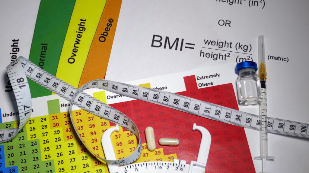 BMI for determining bariatric procedures or weight loss injection eligibility