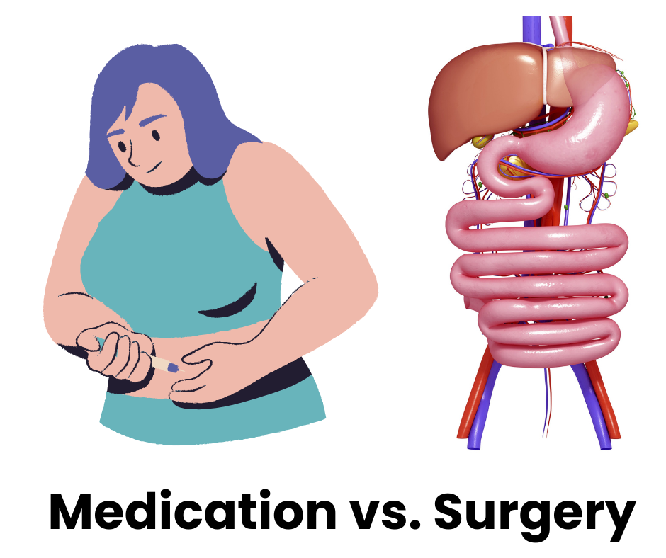 Weight loss medications vs weight loss surgery