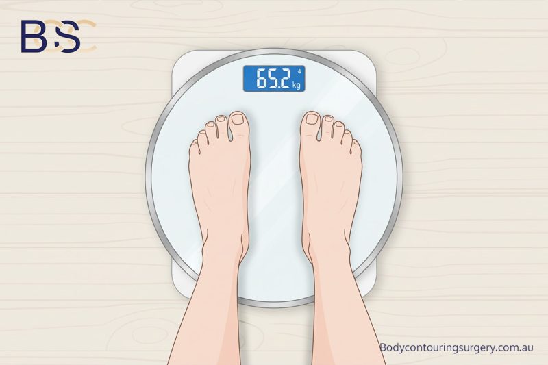 How the abdomen changes after significant weight loss