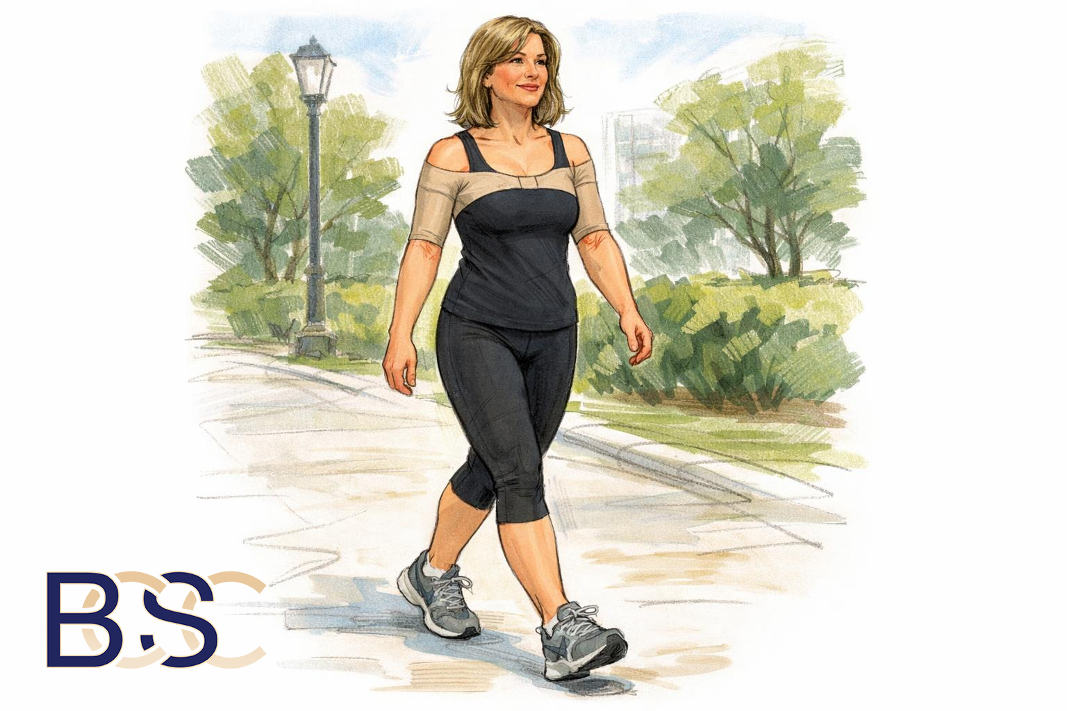 Gentle walking after surgery