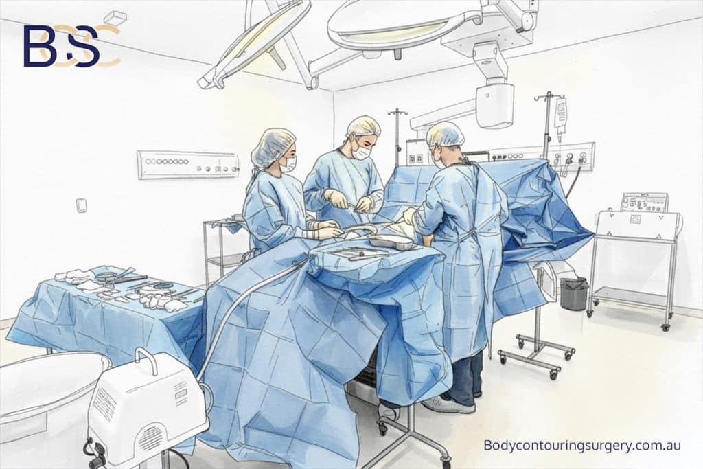 Surgical Procedure at Body Contouring Surgery Clinic