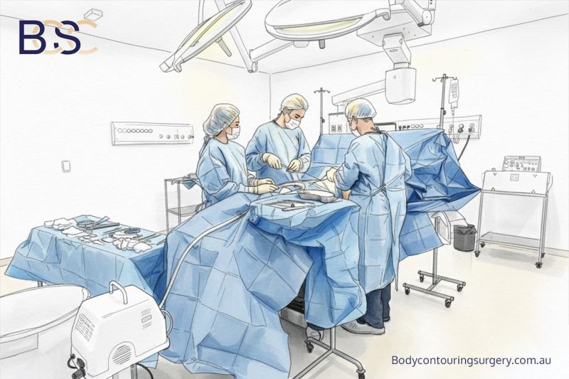 Surgical Procedure at Body Contouring Surgery Clinic