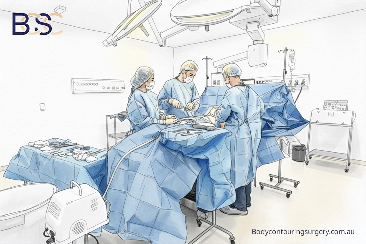 Surgical Procedure at Body Contouring Surgery Clinic