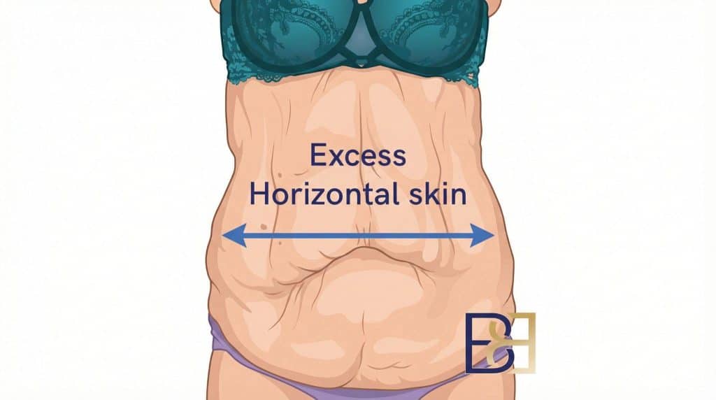 Body Contouring Surgery Clinic - Excess Horizontal Skin